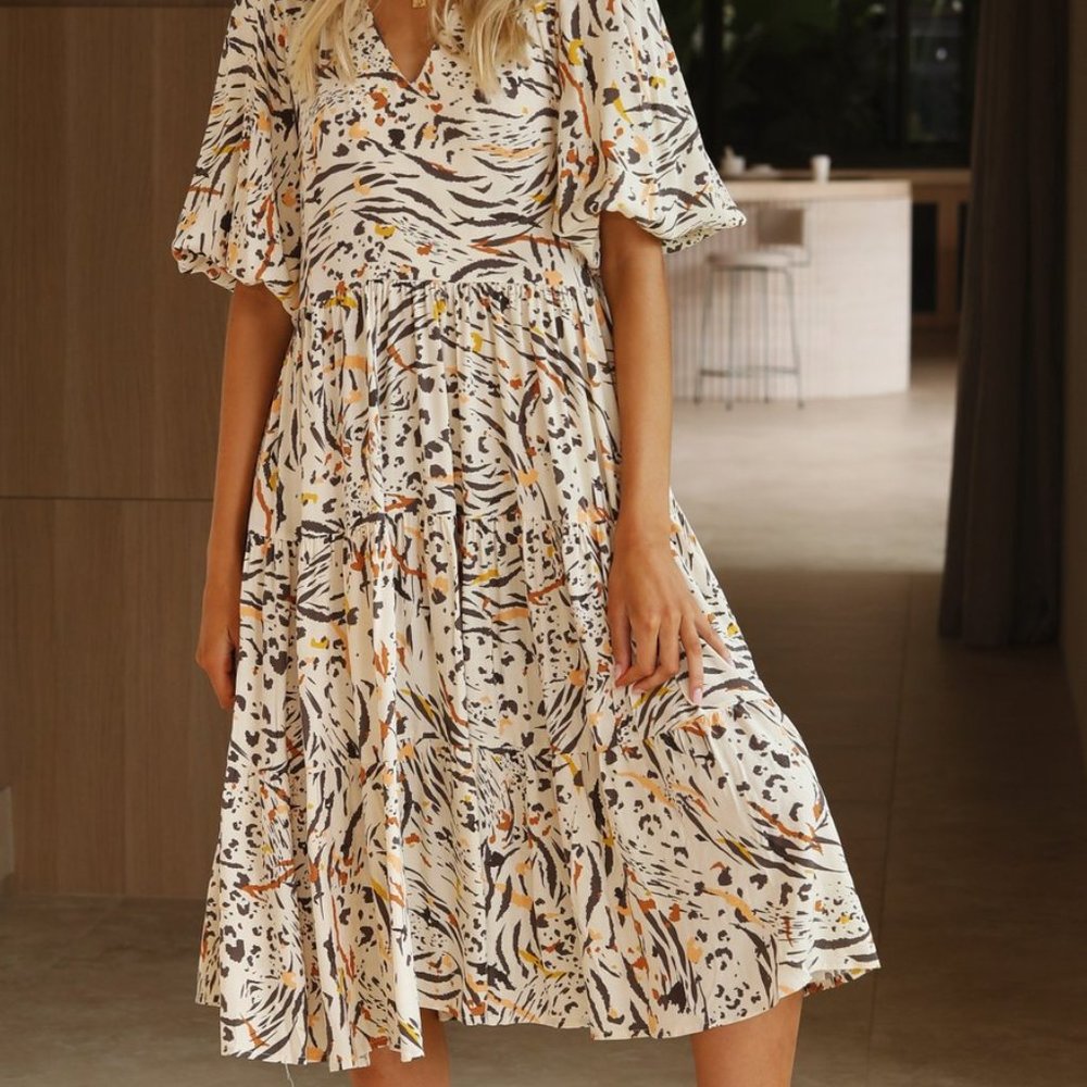 Billy J Mishah Leopard Dress 2/4 (AU 8) - Picture 3 of 5